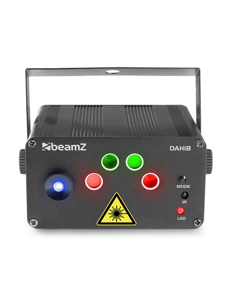 DAHIB DOBLE LASER RG GOBO CON LED AZUL