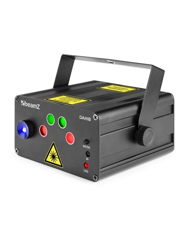 DAHIB DOBLE LASER RG GOBO CON LED AZUL