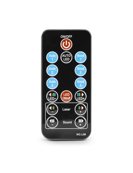 DAHIB DOBLE LASER RG GOBO CON LED AZUL