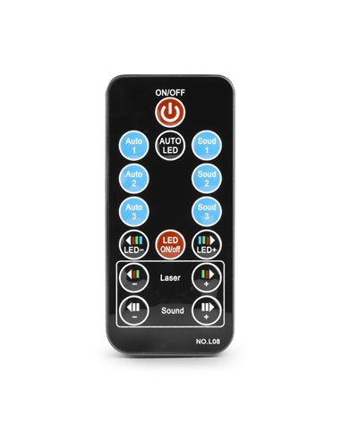 ACRUX QUATRO R/G PARTY LASER CON RGBW