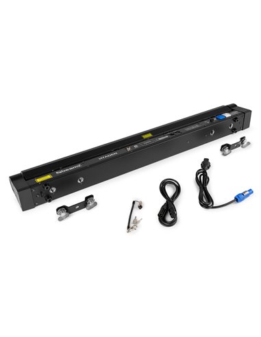 BARRA MÓVIL HYADEN CON 7 LED Y 8 RAYOS LÁSER