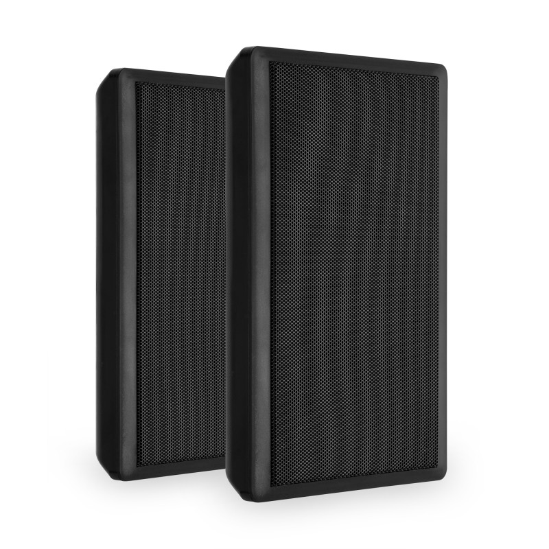 WSF30B JUEGO DE ALTAVOCES PLANOS DE PARED 5.25" 100V NEGRO