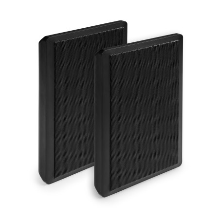 WSF30B JUEGO DE ALTAVOCES PLANOS DE PARED 5.25" 100V NEGRO