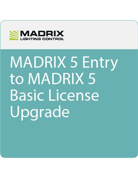 MADRIX 5 ACTUALIZACIÓN DE SOTWARE ENTRADA  BÁSICO