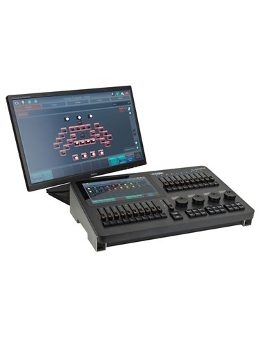 LAMPY 20 2U CONSOLA DMX CON 20 FADERS Y 2 UNIVERSOS