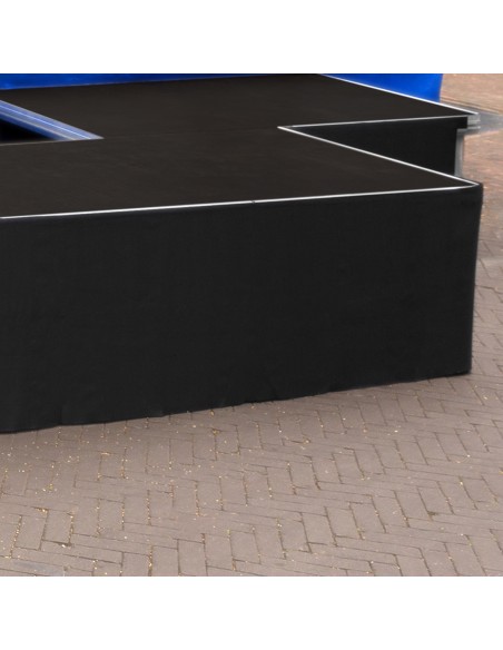 SKIRT-S40 FALDÓN DE ESCENARIO POLYESTER RECTO 6M X 40CM