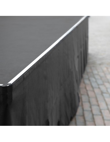 SKIRT-S40 FALDÓN DE ESCENARIO POLYESTER RECTO 6M X 40CM