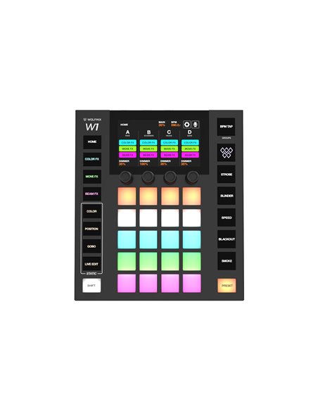 CONTROLADOR DE ILUMINACIÓN DMX WOLFMIX W1 MK2