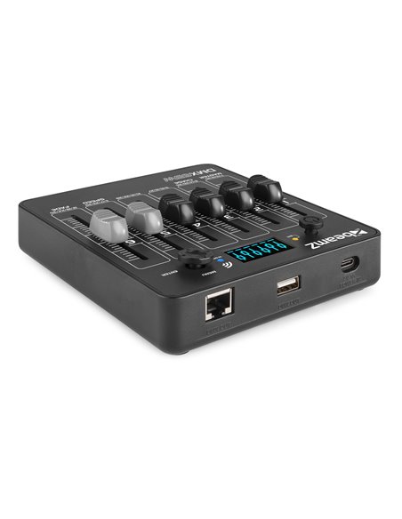 DMX65W CONTROLADOR INALÁMBRICO DMX ALIMENTADO POR BATERÍA
