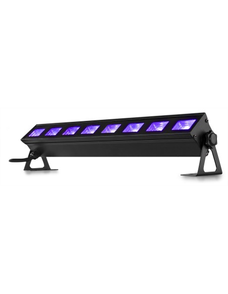 InicioIluminacionLuz negra UV Power Dynamics BUV93 BARRA DE LED 8X3W UV vista 2