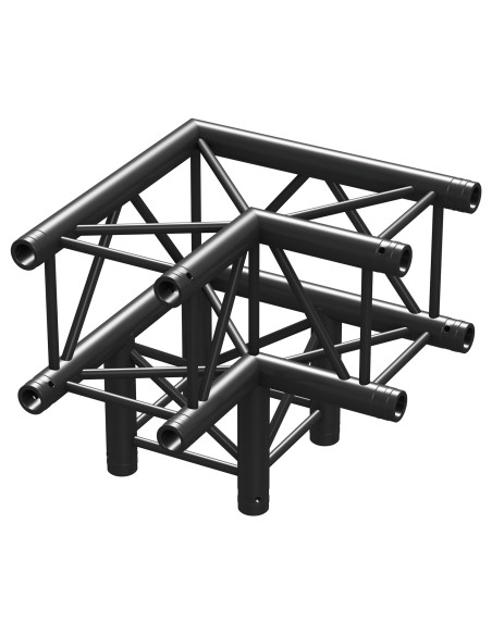 P30-C30 TRUSS 3 VIAS CORNER 90º NEGRO