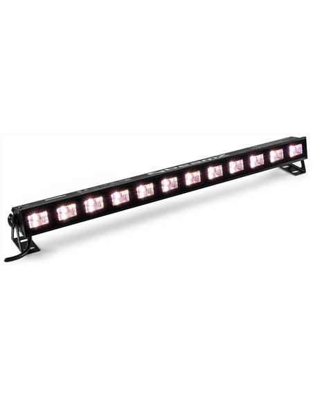 BUVW123 BARRA LED 12X 3W UV/BLANCO 2-EN-1