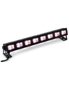 BUVW83 BARRA LED 8X 3W UV/BLANCO 2-EN-1 2