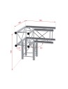 P24-C30 DECO TRUSS 3-WAY 90º CORNER