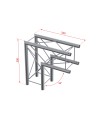 P24-C21 DECO TRUSS 2-WAY 90º CORNER