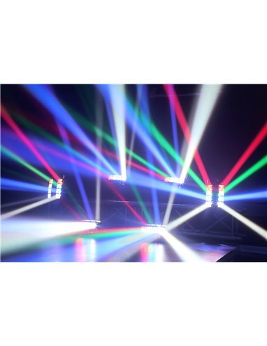MHL820 DOBLE HELIX 8X 3W RGBW LEDS DMX