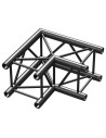 P30-C21 TRUSS 2 VIAS CORNER 90º NEGRO