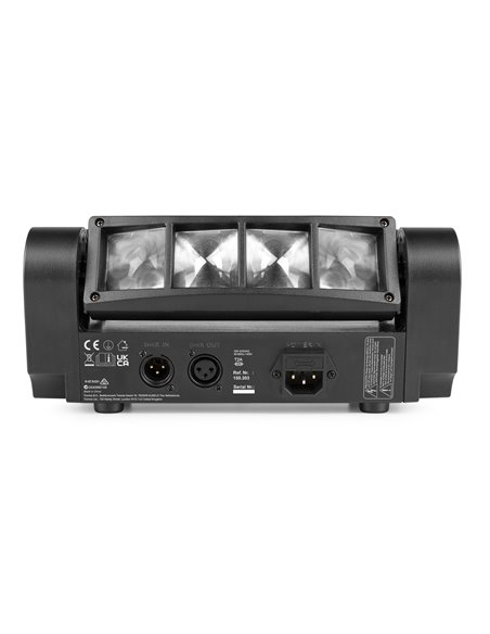 MHL820 DOBLE HELIX 8X 3W RGBW LEDS DMX