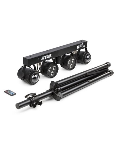 PARTYBAR1 CON 2 FOCOS PAR + 2 JELLYMOON RGBW