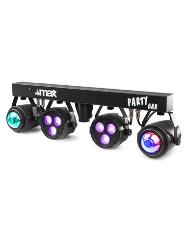 PARTYBAR1 CON 2 FOCOS PAR + 2 JELLYMOON RGBW