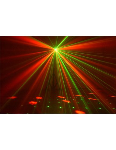 RADICAL II DERBY LED CON LASER RG Y STROBO