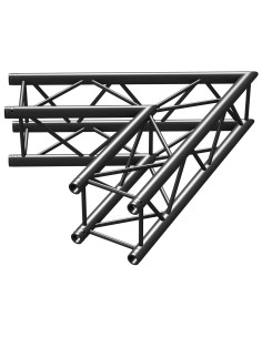 P30-C20 TRUSS 2 VIAS CORNER 60º NEGRO