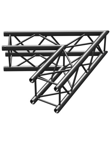 P30-C20 TRUSS 2 VIAS CORNER 60º NEGRO