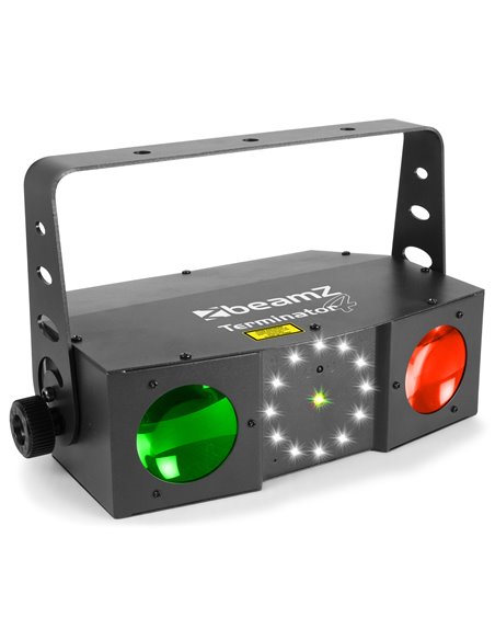 TERMINATOR IV LED DOBLE MOON CON LASER Y STROBO