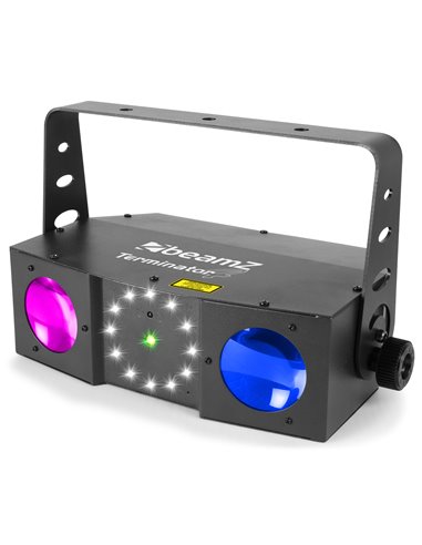 TERMINATOR IV LED DOBLE MOON CON LASER Y STROBO