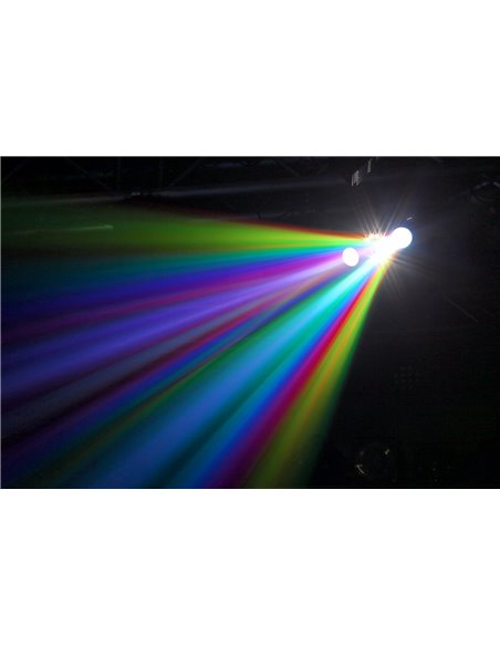 TERMINATOR IV LED DOBLE MOON CON LASER Y STROBO