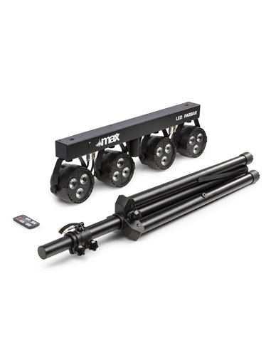 PARTYBAR4 LED PARBAR CON 4 FOCOS 3X 4-EN-1 RGBW