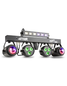 PARTYBAR10 KIT 2X JELLY MOON, 2XPAR Y UV/STROBO