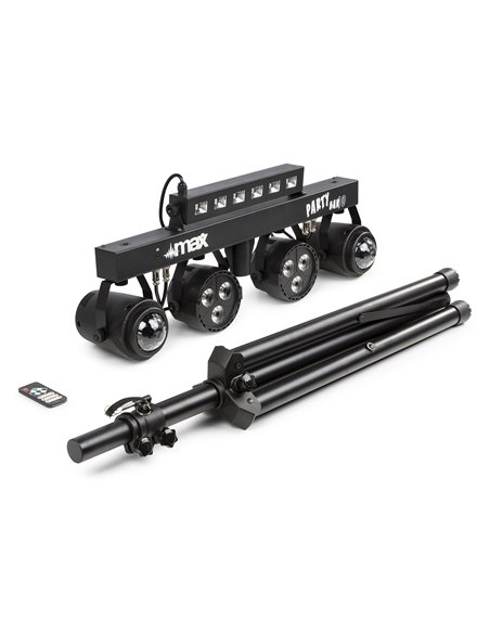 PARTYBAR10 KIT 2X JELLY MOON, 2XPAR Y UV/STROBO