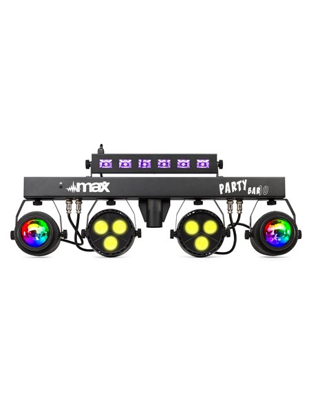 PARTYBAR10 KIT 2X JELLY MOON, 2XPAR Y UV/STROBO