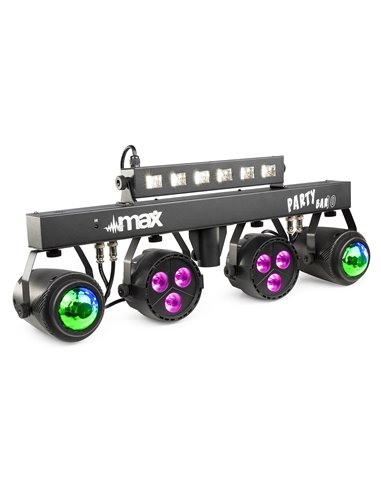 PARTYBAR10 KIT 2X JELLY MOON, 2XPAR Y UV/STROBO