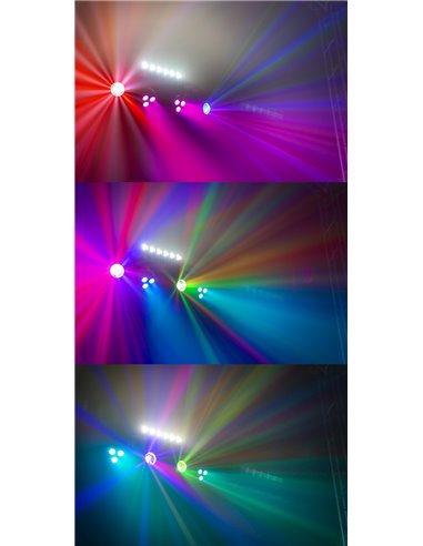 PARTYBAR10 KIT 2X JELLY MOON, 2XPAR Y UV/STROBO