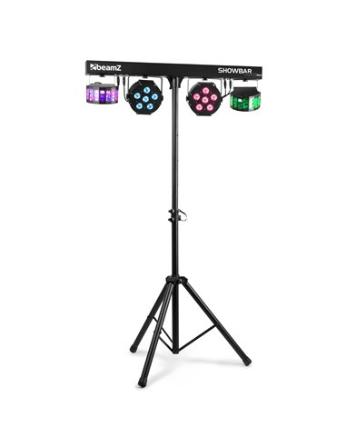 SB02 SHOWBAR CON BATERÍA 2X DERBY Y 2X PAR