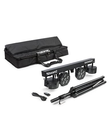 SB02 SHOWBAR CON BATERÍA 2X DERBY Y 2X PAR