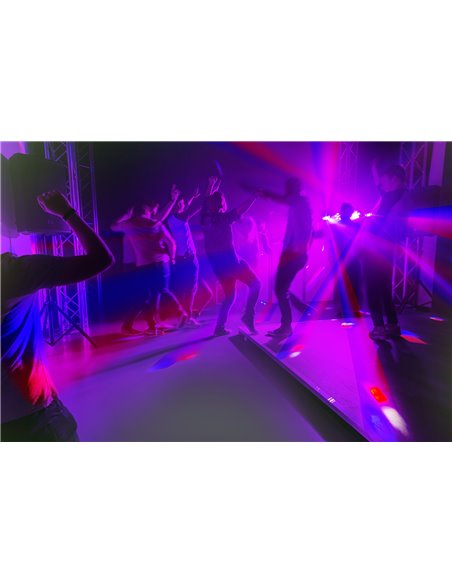 SB02 SHOWBAR CON BATERÍA 2X DERBY Y 2X PAR