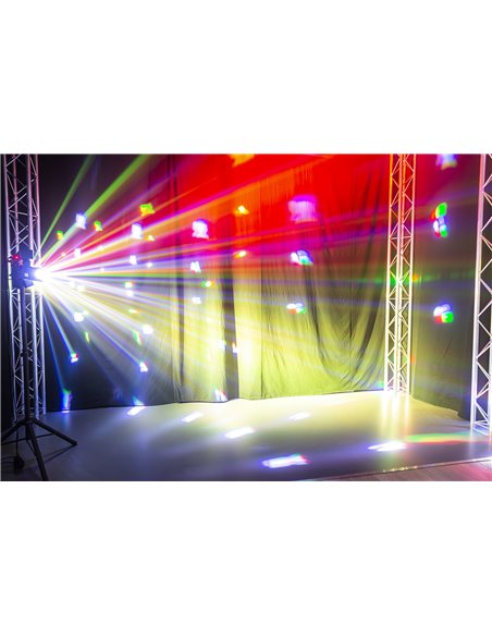 SB02 SHOWBAR CON BATERÍA 2X DERBY Y 2X PAR