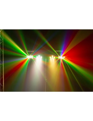 SB02 SHOWBAR CON BATERÍA 2X DERBY Y 2X PAR