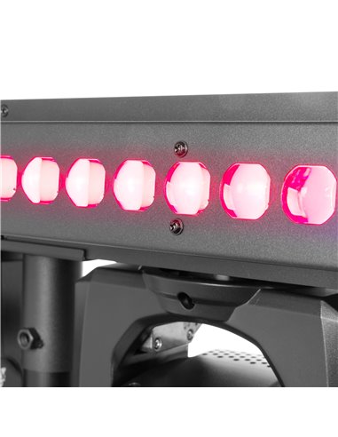 SHOWBAR GO VIBE CON 4 CABEZAS MÓVILES Y BARRA LED