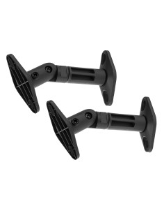 HTS20 SOPORTE DE PARED PARA ALTAVOZ, NEGRO, JUEGO DE 2