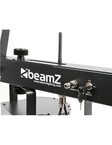 SHOWBAR CON 2X FOCO PAR, 2X BUTTERFLY Y LASER R/G DMX IRC