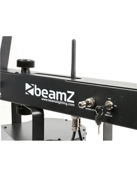 SHOWBAR CON 2X FOCO PAR, 2X BUTTERFLY Y LASER R/G DMX IRC