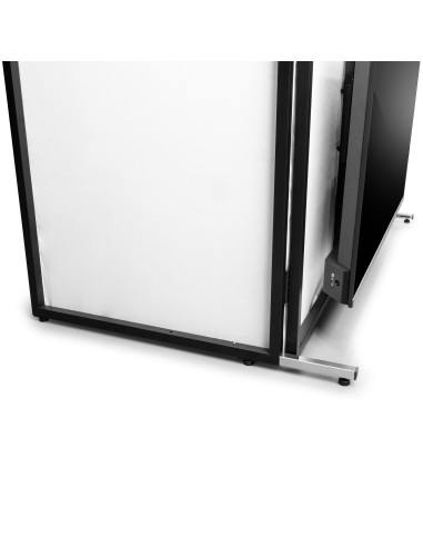 DB6 SISTEMA DE CABINA DE DJ PLEGABLE PRO CON SOPORTE PARA TV