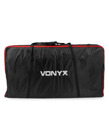 DB6 SISTEMA DE CABINA DE DJ PLEGABLE PRO CON SOPORTE PARA TV