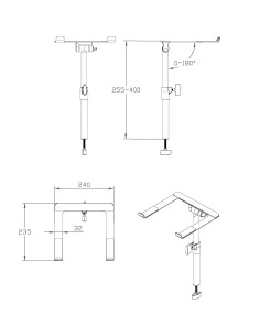 DBLH1 SOPORTE PARA PORTÁTIL PARA CABINA DE DJ 2