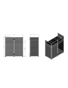 DBC105 SISTEMA DE CABINA DE DJ PLEGABLE EASY 2