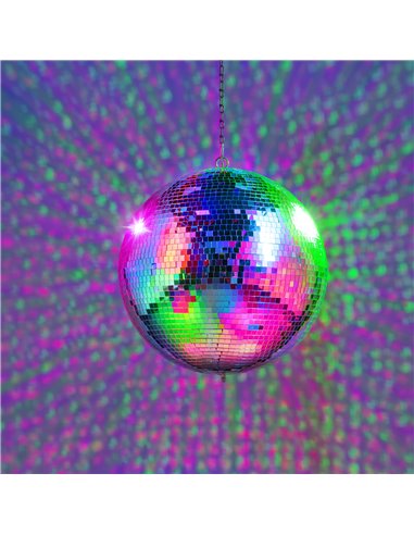 MB40 BOLA DE DISCO, CRISTAL PLANO, 40CM